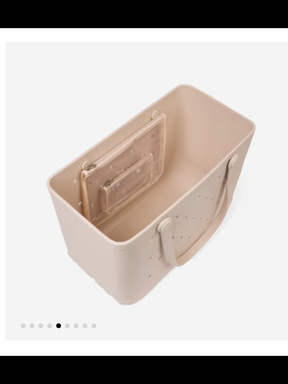 Large Beige BoggTote with Handles
